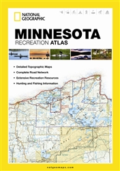 Minnesota Recreation Atlas by National Geographic Maps